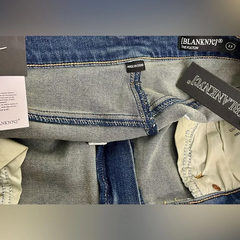 NWT Blank NYC The Fulton Roll Up Short size 33
